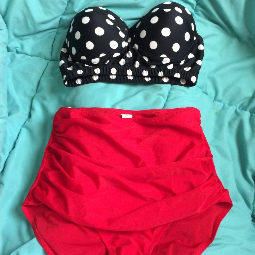 Two piece bathing suit